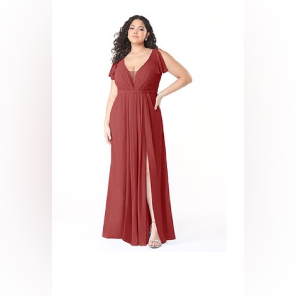 Azazie RUST Bridesmaid Dress
